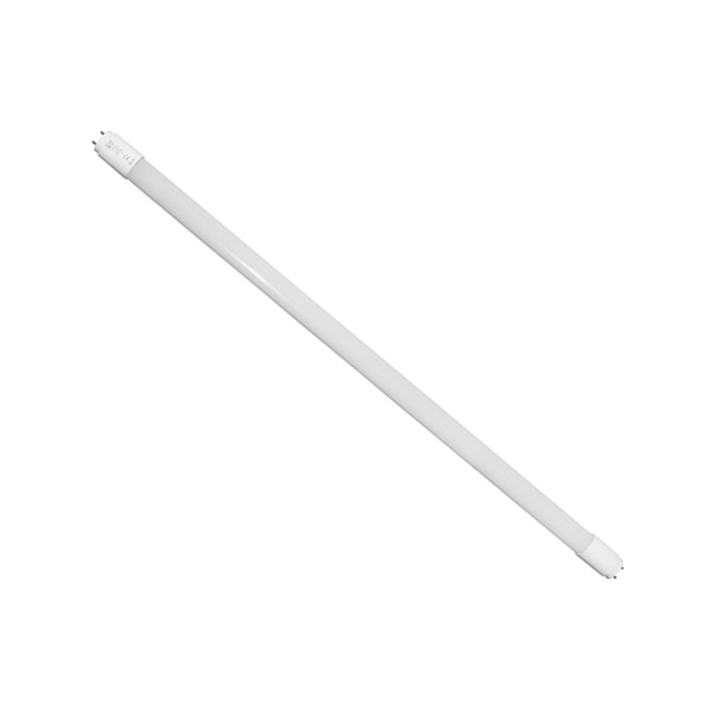 LED ΛΑΜΠΑ ΓΥΑΛΙΝΗ T8 90cm 14W 230V ΔΙΠΛΗΣ ΤΡΟΦΟΔΟΣΙΑΣ ΛΕΥΚΟ