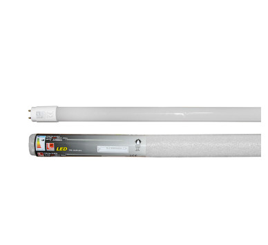 LED ΛΑΜΠΑ ΓΥΑΛΙΝΗ T8 150cm 24W 230V ΔΙΠΛΗΣ ΤΡΟΦΟΔΟΣ. ΛΕΥΚΟ