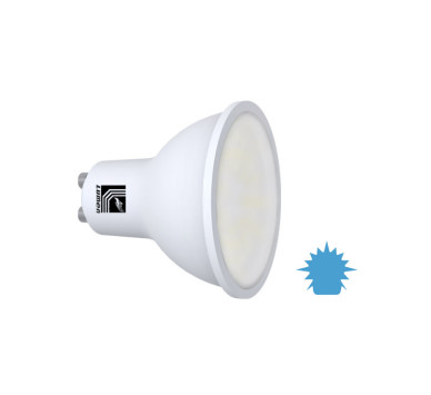 LED ΛΑΜΠΑ GU10 5W 230V 105° ΜΠΛΕ