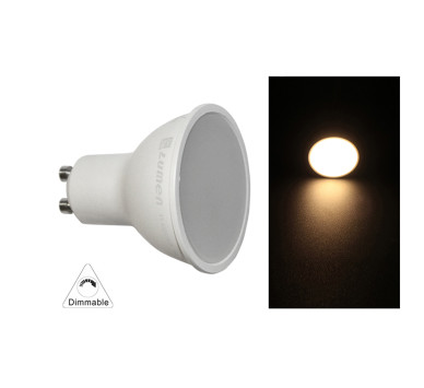 LED ΛΑΜΠΑ GU10 8W 230V 105° ΝΤΙΜΑΡΙΖΟΜΕΝΟ ΘΕΡΜΟ 3000Κ