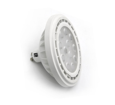 LED ΛΑΜΠΑ AR111 GU10 12W 230V 24° ΝΤΙΜΑΡΙΖΟΜΕΝΗ ΛΕΥΚΟ