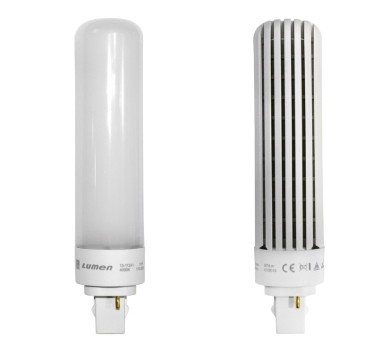 LED ΛΑΜΠΑ SMD G24d τύπου PLC 2PIN 11W 230V ΛΕΥΚΟ