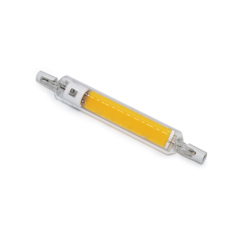 LED ΛΑΜΠΑ COB ΤΥΠΟΥ ΙΩΔΙΝΗΣ J118 ΓΙΑ ΝΤΟΥΙ R7S 230V 9W ΘΕΡΜΟ