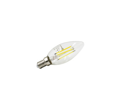 LED ΛΑΜΠΑ COG ΚΕΡΑΚΙ ΔΙΑΦΑΝΟ Ε14 4W 230V ΛΕΥΚΟ