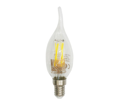 LED ΛΑΜΠΑ COG ΚΕΡΑΚΙ ΔΙΑΦΑΝΟ ΜΕ ΜΥΤΗ Ε14 6W 230V ΘΕΡΜΟ