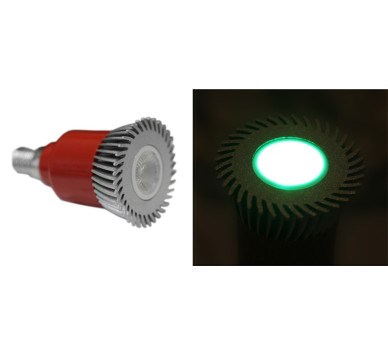 LED ΛΑΜΠΑ ΙΣΧΥΟΣ E14 3W 230V 1 Led 30° ΠΡΑΣΙΝΗ