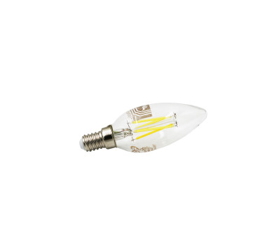 LED ΛΑΜΠΑ COG ΚΕΡΑΚΙ ΔΙΑΦΑΝΟ Ε14 4W ΝΤΙΜΑΡΙΖΟΜΕΝΟ ΘΕΡΜΟ
