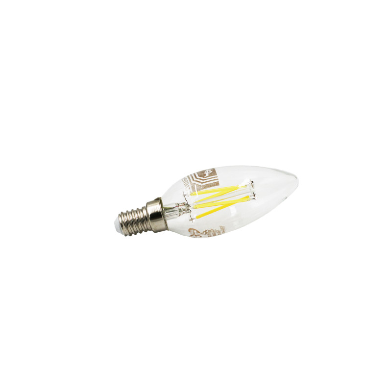LED ΛΑΜΠΑ COG ΚΕΡΑΚΙ ΔΙΑΦΑΝΟ Ε14 6W ΝΤΙΜΑΡΙΖΟΜΕΝΟ ΘΕΡΜΟ