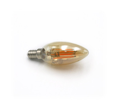 LED ΛΑΜΠΑ COG ΚΕΡΑΚΙ Ε14 4W 230V ΜΕΛΙ 2200K
