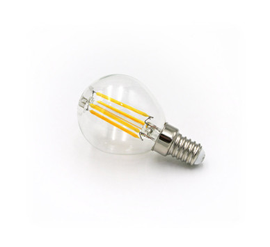 LED ΛΑΜΠΑ COG ΣΦΑΙΡΙΚΟ ΔΙΑΦΑΝΟ Ε14 7W 230V ΨΥΧΡΟ