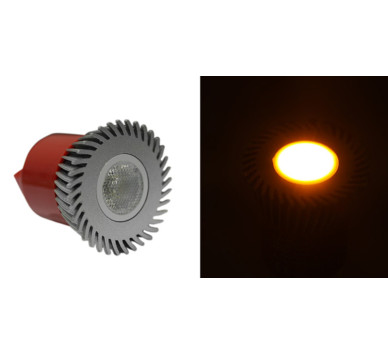 LED ΛΑΜΠΑ ΙΣΧΥΟΣ MR16 3W 230V 1 Led 30° ΠΟΡΤΟΚΑΛΙ