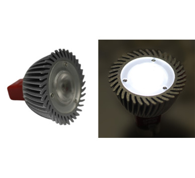 LED ΛΑΜΠΑ ΙΣΧΥΟΣ MR16 3W 12VAC/DC 1 Led NTIMΑΡ.10° ΨΥΧΡΟ 6200Κ
