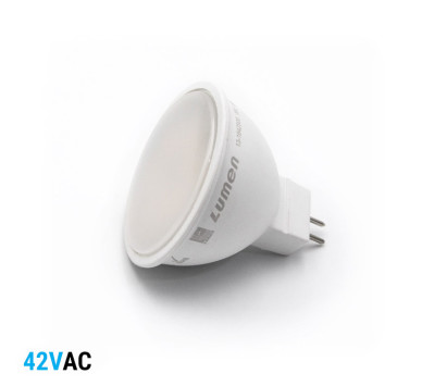 LED ΛΑΜΠΑ MR16 5W 42VAC 105° ΘΕΡΜΟ 3000Κ