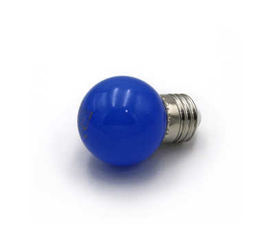 LED ΛΑΜΠΑ ΣΦΑΙΡΙΚΟ Ε27 2W 230V ΜΠΛΕ