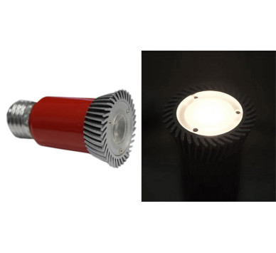 LED ΛΑΜΠΑ ΙΣΧΥΟΣ Ε27 3W 230V 1 Led ΕΝΑΛΑΞΙΜΟ ΦΑΚΟ 30° ΘΕΡΜΟ 3000Κ