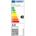 LED ΛΑΜΠΑ COG GLOBE Φ125 ΔΙΑΦΑΝΟ Ε27 12W 230V ΛΕΥΚΟ
