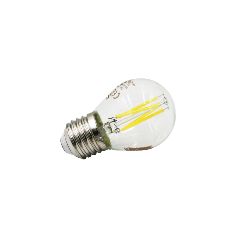 LED ΛΑΜΠΑ COG ΣΦΑΙΡΙΚΟ ΔΙΑΦΑΝΟ Ε27 6W ΝΤΙΜΑΡΙΖΟΜΕΝΟ ΘΕΡΜΟ