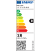 LED ΛΑΜΠΑ COG GLOBE Φ125 ΔΙΑΦΑΝΟ Ε27 18W 230V ΘΕΡΜΟ