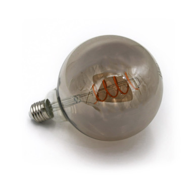 LED ΛΑΜΠΑ COG SPIRAL GLOBE Φ125 SMOKY Ε27 6W ΝΤΙΜΑΡΙΖΟΜΕΝΟ ΘΕΡΜΟ