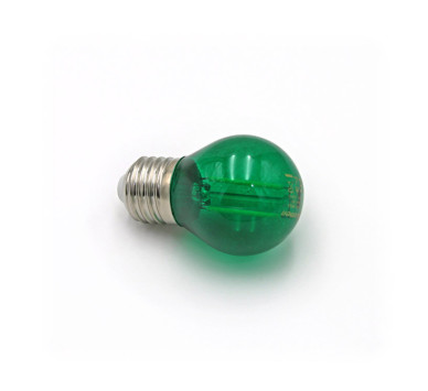 LED ΛΑΜΠΑ COG ΣΦΑΙΡΙΚΟ Ε27 2W 230V ΠΡΑΣΙΝΟ