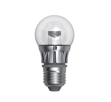 LED ΛΑΜΠΑ ΣΦΑΙΡΙΚΟ ΔΙΑΦΑΝΟ ΑΣΗΜΙ ΑΛΟΥΜΙΝΙΟ Ε27 5W ΘΕΡΜΟ