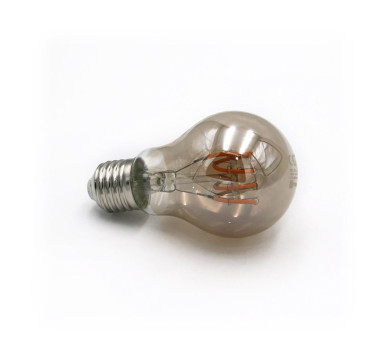 LED ΛΑΜΠΑ COG SPIRAL ΑΧΛΑΔΙ SMOKY Ε27 6W  ΝΤΙΜΑΡΙΖΟΜΕΝΟ ΘΕΡΜΟ