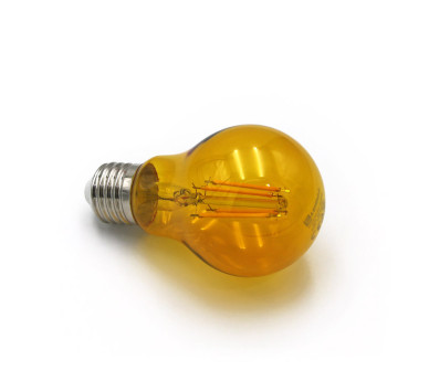 LED ΛΑΜΠΑ COG ΑΧΛΑΔΙ Ε27 6W 230V ΠΟΡΤΟΚΑΛΙ