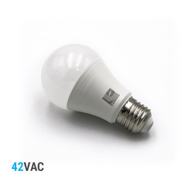 LED ΛΑΜΠΑ ΑΧΛΑΔΙ Ε27 10W 42VAC ΛΕΥΚΟ 4000Κ