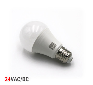 LED ΛΑΜΠΑ ΑΧΛΑΔΙ Ε27 6W 24V AC/DC ΛΕΥΚΟ 4000Κ