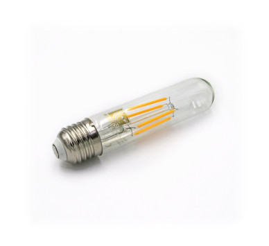 LED ΛΑΜΠΑ COG ΣΩΛΗΝΑΣ ΔΙΑΦΑΝΟΣ L:125mm D:30mm Ε27 6W ΘΕΡΜΟ