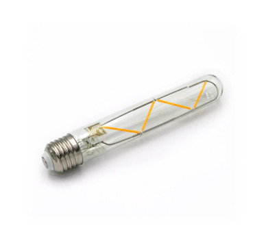 LED ΛΑΜΠΑ COG ΣΩΛΗΝΑΣ ΔΙΑΦΑΝΟΣ L:185mm D:30mm Ε27 6W ΘΕΡΜΟ