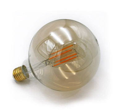 LED ΛΑΜΠΑ COG GLOBE Φ125 Ε27 8W ΝΤΙΜΑΡΙΖΟΜΕΝO ΜΕΛΙ 2200K