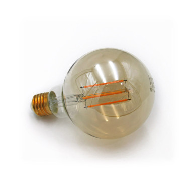 LED ΛΑΜΠΑ COG GLOBE Φ95 Ε27 8W 230V ΜΕΛΙ 2200K