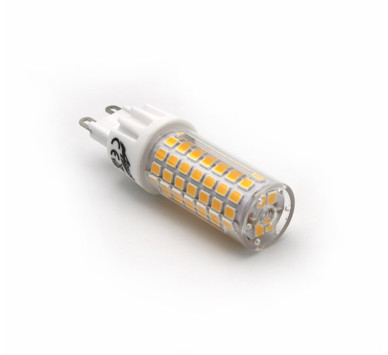 LED ΛΑΜΠΑ SMD ΚΕΡΑΜΙΚΗ G9 6W ΔΙΑΦΑΝΗ ΝΤΙΜΑΡΙΖΟΜΕΝΟ ΘΕΡΜΟ