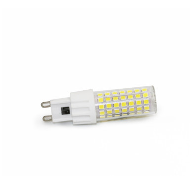 LED ΛΑΜΠΑ SMD ΚΕΡΑΜΙΚΟ G9 6W 230VAC ΔΙΑΦΑΝΗ ΨΥΧΡΟ 6200Κ