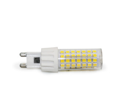 LED ΛΑΜΠΑ SMD ΚΕΡΑΜΙΚΟ G9 6W 230VAC ΔΙΑΦΑΝΗ ΛΕΥΚΟ 4000Κ