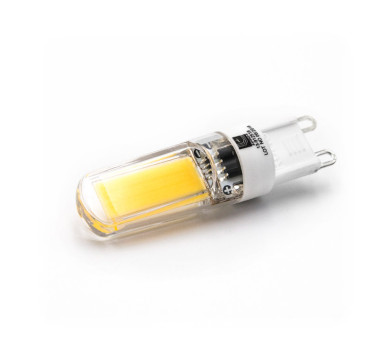 LED ΛΑΜΠΑ COB ΚΕΡΑΜΙΚΗ G9 2.5W ΔΙΑΦΑΝΗ ΝΤΙΜΑΡΙΖΟΜΕΝΟ ΘΕΡΜΟ