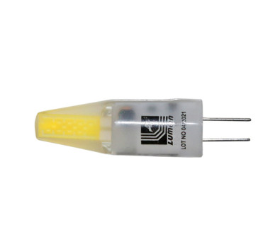 LED ΛΑΜΠΑ ΣΙΛΙΚΟΝΗΣ COB G4 2W 12VAC/DC MAT ΨΥΧΡΟ 6200Κ