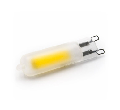 LED ΛΑΜΠΑ ΓΥΑΛΙΝΗ COB G9 4W 230VAC MAT ΛΕΥΚΟ 4000K