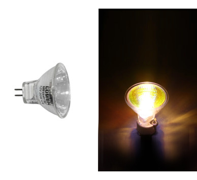 ΛΑΜΠΑ DICHROIC PAR11 12V 20W ΚΙΤΡΙΝΗ
