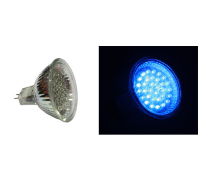 LED ΛΑΜΠΑ PAR16 32LED 2.0W 42V 30° ΜΠΛΕ