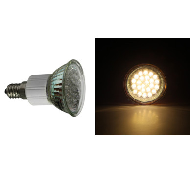 LED ΛΑΜΠΑ Ε14 24LED 1.4W 230V ΘΕΡΜΟ 3000Κ