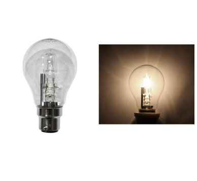 ΛΑΜΠΑ ΑΛΟΓΟΝΟΥ ΑΧΛΑΔΙ ECO Β22 230V 28W ΔΙΑΦΑΝΗ