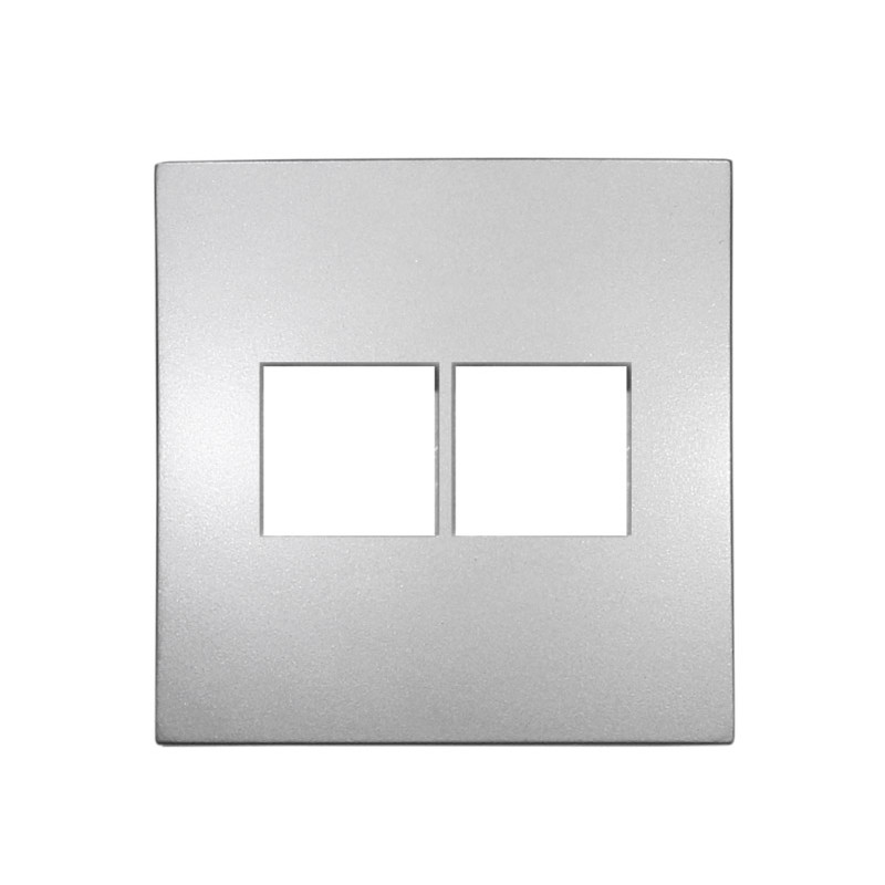 ΠΛΑΚΙΔΙΟ ΠΡΙΖΑΣ DATA ΔΙΠΛΗ RJ45+RJ45 Cat.6 ΑΣΗΜΙ