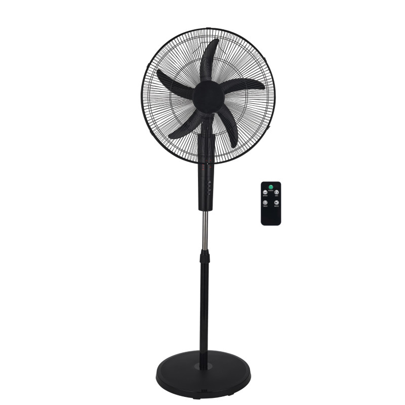 ΑΝΕΜΙΣΤΗΡΑΣ ΟΡΘΟΣΤΑΤΗΣ Φ50cm 65W 5 ΠΤΕΡΥΓ+ΤΗΛΕΧΕΙΡΙΣΤΗΡΙΟ ΜΑΥΡΟΣ