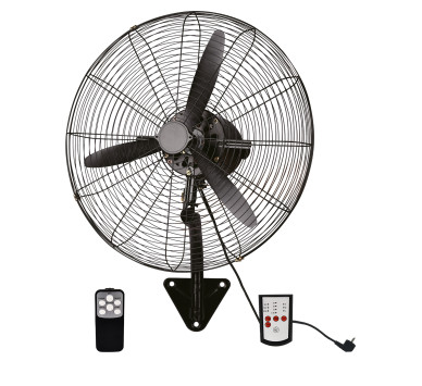 ΑΝΕΜΙΣΤΗΡΑΣ ΕΠΙΤΟΙΧΟΣ ΜΑΥΡΟΣ ΜΕ CONTROL 95W Φ55cm ΜΕ ΤΗΛ/ΡΙΟ