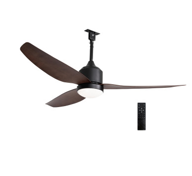 ΑΝΕΜΙΣΤ.ΟΡΟΦ.IP44 Φ1,32m DC30W LED22W+ΤΗΛ/ΡΙΟ ΜΑΥΡΟΣ ΠΤΕΡ.ΚΑΡΥΔΙΑ