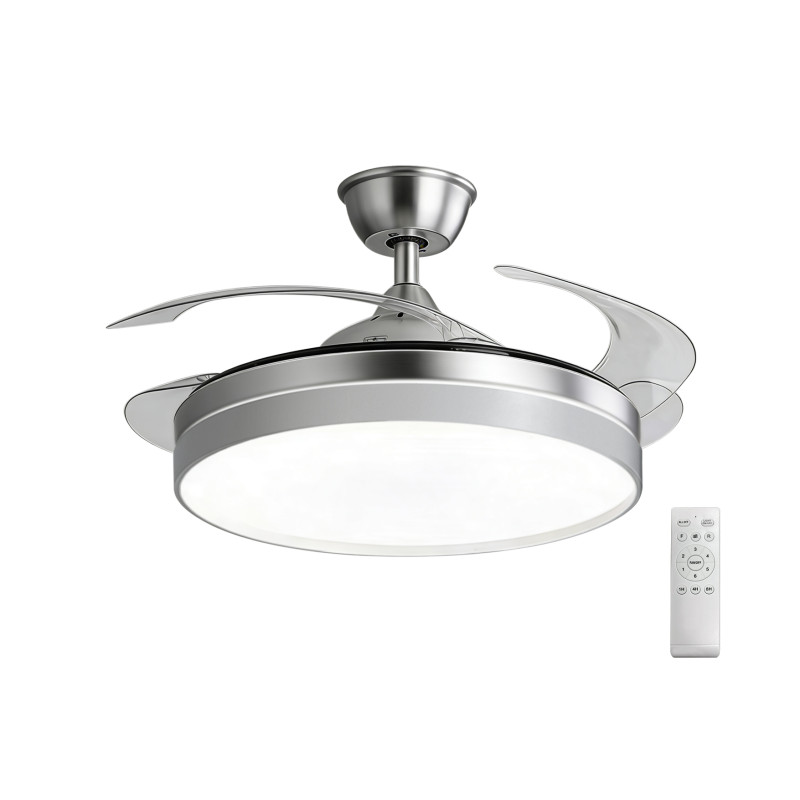 ΑΝΕΜΙΣΤΗΡΑΣ ΟΡΟΦΗΣ Φ106cm DC32W LED 36W CCT PC ΜΕ ΤΗΛ/ΡΙΟ ΣΑΤΙΝΕ