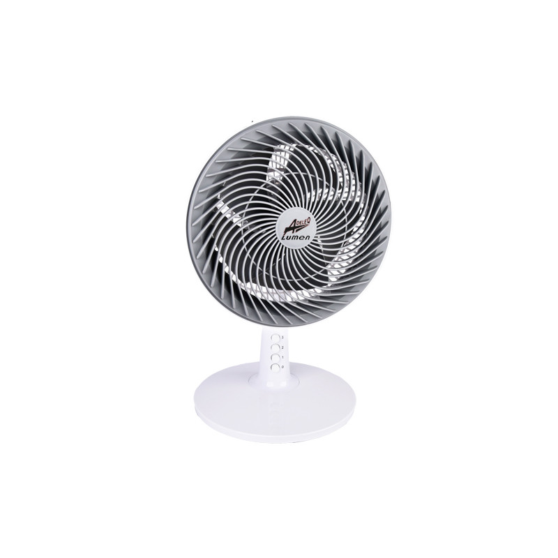 ΑΝΕΜΙΣΤΗΡΑΣ ΕΠΙΤΡΑΠΕΖΙΟΣ Φ30cm AC 80W 5 ΠΤΕΡΥΓΙΑ ΛΕΥΚΟΣ-ΓΚΡΙ