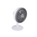 ΑΝΕΜΙΣΤΗΡΑΣ ΕΠΙΤΡΑΠΕΖΙΟΣ Φ30cm AC 80W 5 ΠΤΕΡΥΓΙΑ ΛΕΥΚΟΣ-ΓΚΡΙ